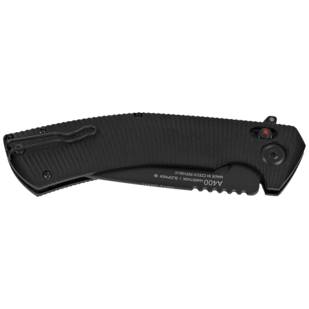 ANV A400 BB Knife Black G10, Black DLC Sleipner (ANVA400-001)