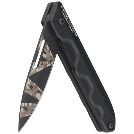 Extrema Ratio Ferrum T Black Warfare Aluminium, Geotech Camo N690 Knife (04.1000.0367/BDW/BLK)