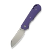 Civivi Crabby Knife Purple G10, Stonewashed 14C28N by Ken Onion Jr. (C24055-2)