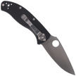 Spyderco Tenacious Lightweight Knife Black FRN, Satin 8Cr13MoV by Eric Glesser (C122PBK)