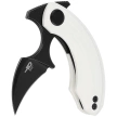 Bestech Strelit White G10, Black Stonewashed 14C28N by Ostap Hel Knife (BG52D)