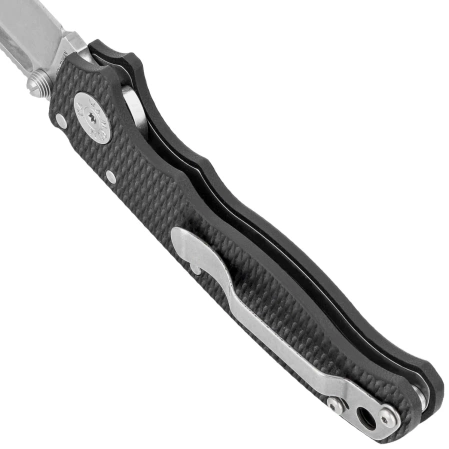 Nóż składany Demko AD20.5 Clip Point Black G10, Stonewashed CPM 20CV by Andrew Demko (205-20CV-BLK-CP)