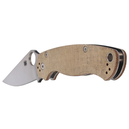 Nóż składany Spyderco Para Military 2 CPM Cru-Wear, Brown Micarta (C81MPCW2)