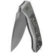 Nóż składany Remette RT-Steed Gray Titanium/Black-Green Carbon Fiber, Pearlescent M390 (RTWS-TY)