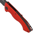 Kubey Timberwolf Knife Red G10, Blackwashed 14C28N (KU208I)