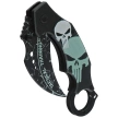 Martinez Albainox Training Karambit 3D Skull Black ABS, Blunt 3Cr13MoV (18713-A)