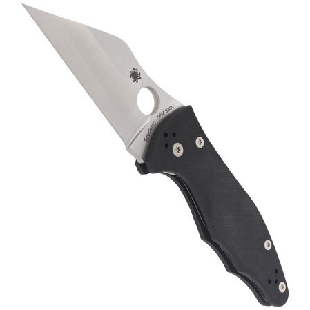 Spyderco Yojimbo 2 Knife Black G10, Satin CPM S30V by Michael Janich (C85GP2)