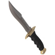 Muela 85-140 Black Rubber Knife, Satin 420H