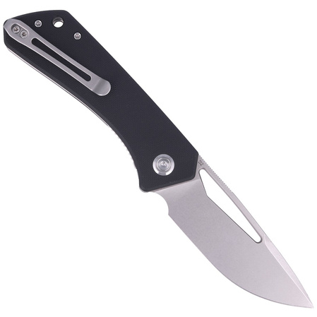 Nóż składany Kubey Thalia Black G10, Beadblasted D2 (KU331A)