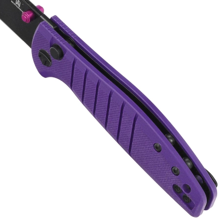 Nóż składany Bestechman Goodboy Jr. Purple G10, Black PVD D2 by Keanu Alfaro (BMK10G)