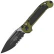Microtech LUDT Gen III S/E Automatic Knife OD Green Aluminum, Black P/S M390MK by Tony Marfione (1135-2OD)