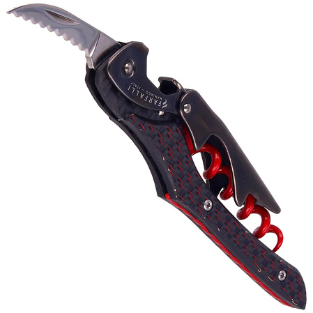 Otwieracz do wina Farfalli Fibra Red (FF T010 CF RD)