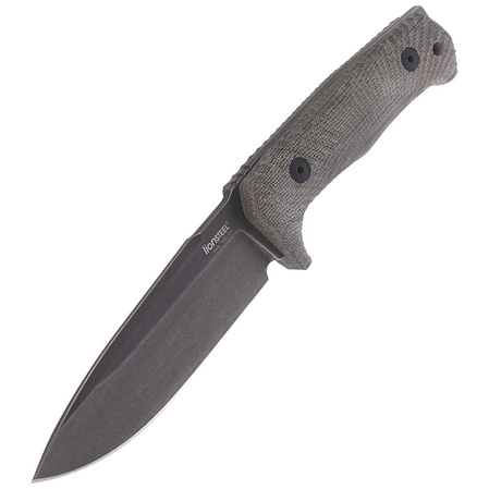 Nóż LionSteel Tactical Green Canvas Micarta, PVD / Stone Washed Niolox by Molletta (T5B CVG)