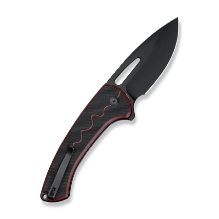 Nóż składany Sencut Squiggy Burgundy / Black G10, Black 9Cr18MoV (S24082A-3)
