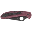 Spyderco Delica 4 Sprint Run Burgundy FRN, TiCN Micro-Melt PD#1 by Sal Glesser (C11BGBKP)