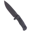 Nóż LionSteel Tactical Black Micarta, PVD / Stone Washed Niolox by Molletta (T5B MI)