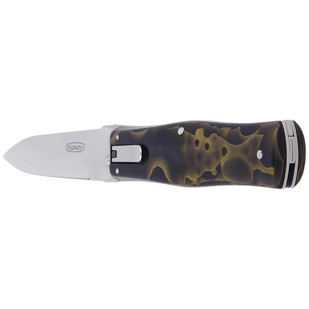 Nóż sprężynowy Mikov Predator Green Raffir, Mirror N690 (241-BRa-1/KP GREEN)
