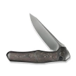 WeKnife 702XI LE No 145/150 Gray Integral Titanium/Copper Foil Carbon Fiber, Polished Gray M390 (WE07B-3)