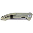 Nóż WE Knife Quixotic Green Titanium, Silver Bead Blasted CPM 20CV (WE21016-4)