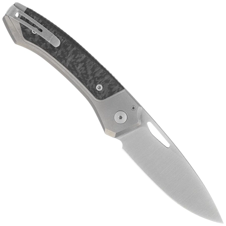 LionSteel Twain Gray Titanium/Carbon Fiber, Satin MagnaCut by Gianni Pauletta (TW GY CF)