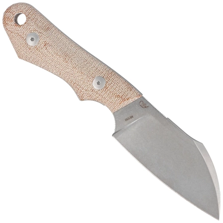 Viper Handy 2 Natural Canvas Micarta, Stonewashed M390 by Fabrizio Silvestrelli (VT 4050 CN)