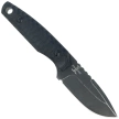 Nóż Fox KS Black G10, Top Shield Antracite Stonewashed Niolox by GZ Tactical Knives (FX-627 G10B)
