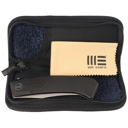 WE Knife Shuddan Black Titanium, Satin Finish CPM 20CV by Rafal Brzeski (WE21015-1)