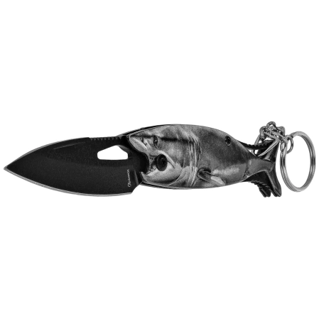 Nóż wędkarski brelok Martinez Albainox Fishing 2 Grey Aluminium, Black 3Cr13Mov (25144 GY)