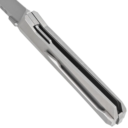 Nóż składany RikeKnife Cybertrix C Gray Titanium, Stonewashed M390 by Declynx (RK-Cybertrix-C)