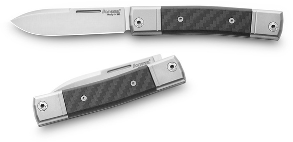 Nóż LionSteel bestMAN Carbon Fiber, Drop Blade (BM2 CF)