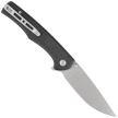 Sencut Crowley Black Micarta, Stonewashed D2 (S21012-2)