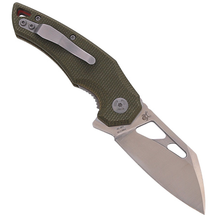 Nóż FoxEdge Atrax OD Green Micarta, Satin by Simonutti (FE-027 MOD)