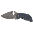 Spyderco Polestar G-10 Grey / BD1 PlainEdge Knife (C220GPGY)