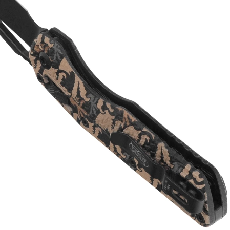 Nóż składany Microtech MSI S/E Ram-Lok Claw Burst Camo Tri-Grip Polymer, Black M390MK by Tony Marfione (210T-1PMCWC-Z4)