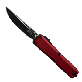 Microtech Ultratech Gen IV S/E OTF Knife Merlot Aluminum, Black M390MK by Tony Marfione (11214-1MR)