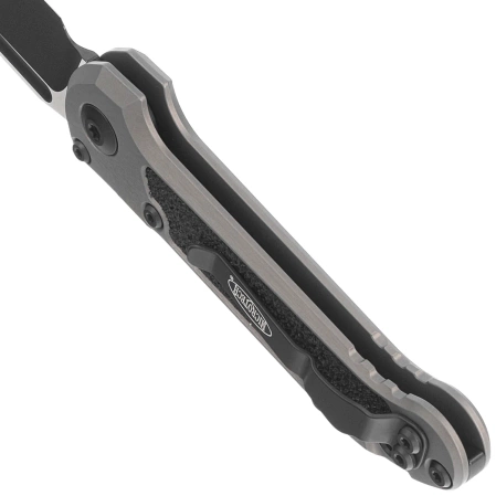 Microtech LUDT Gen III S/E Automatic Knife Natural Clear Aluminum, Black M390MK by Tony Marfione (1135-1NC)