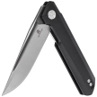 Bestechman Knife Dundee Black G10, Grey Titanized / Satin D2 by Ostap Hel (BMK01D)