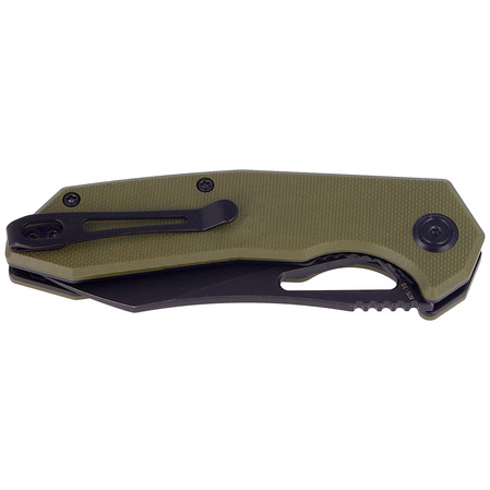 Nóż Kubey Knife New Vagrant Tan G10, Darkwashed AUS-10 (KU291E)