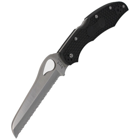 Spyderco Byrd Cara Cara Rescue 2 FRN Black, SpyderEdge (BY17SBK2)