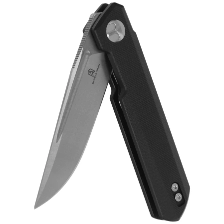 Nóż składany Bestechman Mini Dundee DD Black G10, Satin/Stonewashed D2 by Ostap Hel (BMK08A)