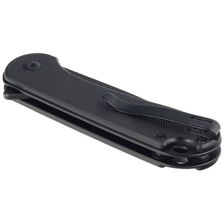 Nóż składany Civivi Button Lock Elementum II Black G10, Black Stonewashed Nitro-V (C18062P-1)