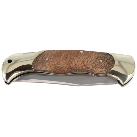 Herbertz CJH  Burl Wood/Nickel Silver Knife, Satin 420 (163112)