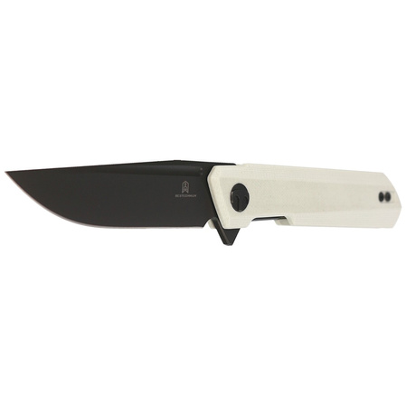 Bestechman Knife Dundee White G10, Grey Titanized D2 by Ostap Hel (BMK01I)