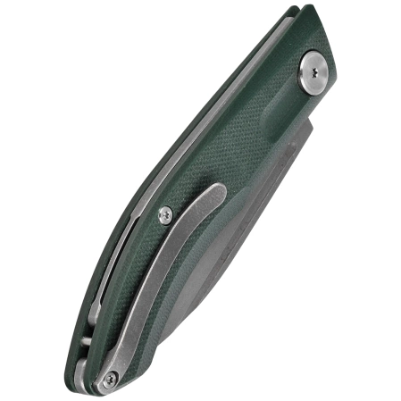 Nóż składany Real Steel Stella Green G10, Greywash VG-10 by Poltergeist Works (7054)