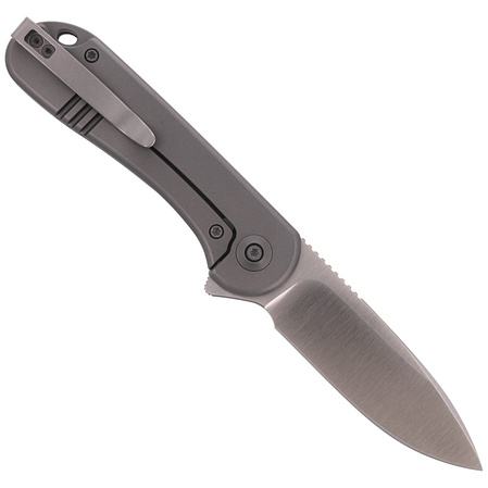 Nóż składany WE Knife Elementum Gray Titanium, Satin CPM 20CV (WE18062X-1)