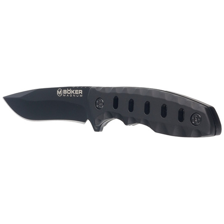 Böker Magnum Oblong Black Synthetic, Gray Coated 440A (02RY689)