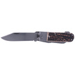 Mikov Fixir Hunting Folding Knife, Imit. Dear Stag (232-XH-4 KP)