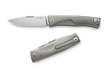 LionSteel Thrill Knife Grey Titanium, Satin M390 by Molletta (TL GY)
