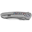 Remette Kestrel Knife Gray Titanium/Multicolored Carbon Fiber, Satin CPM S35VN (RTPO-B)
