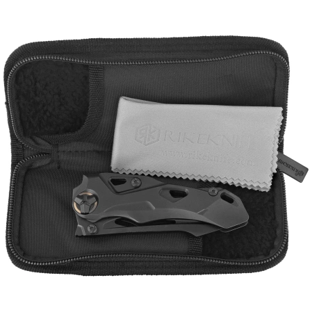 RikeKnife Athron A Black DLC Titanium, Black DLC M390 (RK-Athron A-B)